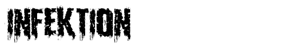 Infektion font preview